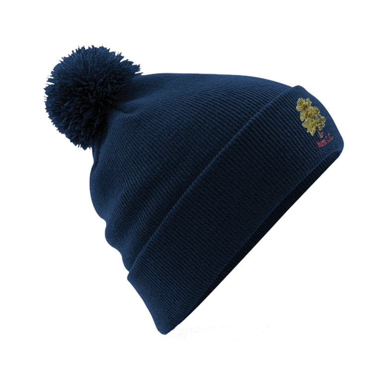 HURST CC Original Pom Pom Beanie : Navy